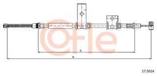 ΣΥΡΜΑ ΧΕΙΡΟΦΡΕΝΟΥ ΟΠΙΣΘΙΟ RH - 17.5014