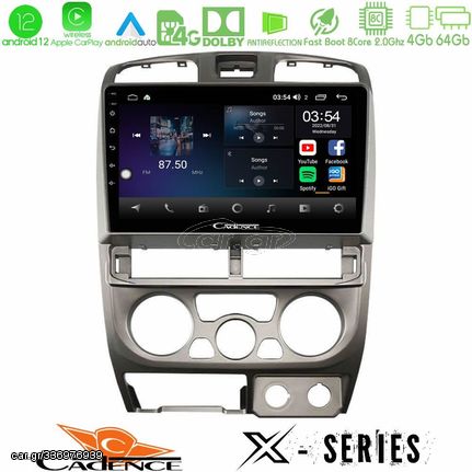 Cadence U-X-IZ0769 X Series Isuzu D-Max 2004-2006 8core Android12 4+64GB Navigation Multimedia Tablet 9"