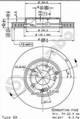 ΔΙΣΚΟΙ ΦΡΕΝ.EM.MERC.C203/W203 - 09841110