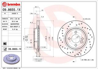 XR ΔΙΣΚΟΙ ΦΡ.ΕΜ.MINI ONE/COOPE - 0986551X