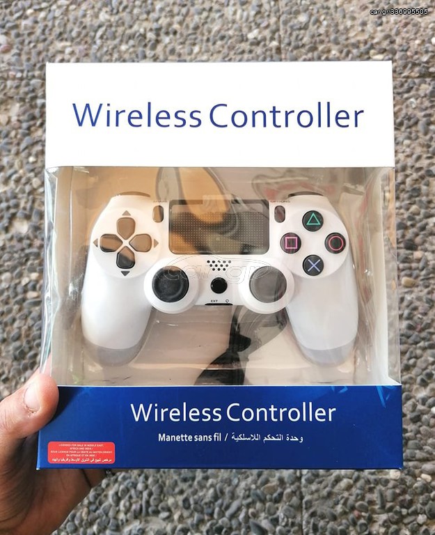 ps4 ασυρματο κοντρολ λευκο