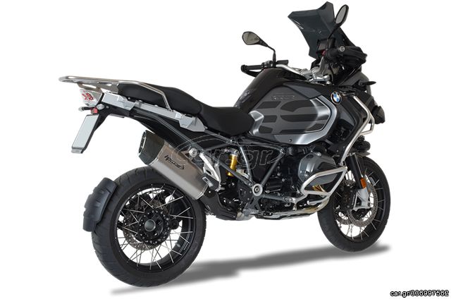 HP CORSE Εξάτμιση Τελικό  SP-3 CARBON/End SHORT Satin S.Steel  BMW R 1200 GS 2013 - 2018 