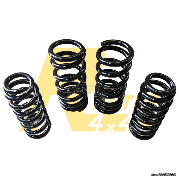 KIT ΕΛΑΤΗΡΙΩΝ ΑΝΥΨΩΣΗΣ (40mm) RAPTOR 4X4 (MADE IN ITALY) ΓΙΑ MITSUBISHI PAJERO V60 V80 2000-2012 ***ΑΜΟΡΤΙΣΕΡ ΛΑΔΑΣ***