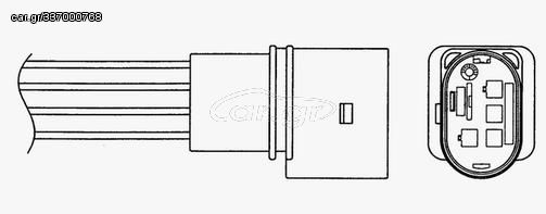 ΑΙΣΘΗΤ.Λ VW POLO 1.4 16V 01- - 1829