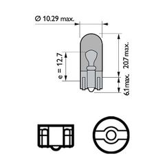 LAMP WY5W 12V 5W ORANGE - 53002428