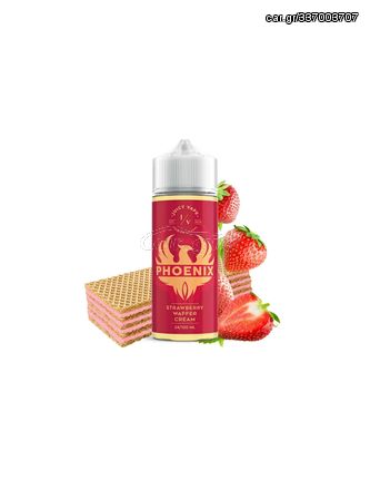Juicy Vape - Phoenix Strawberry Waffer Cream Flavour Shot 24/120ml