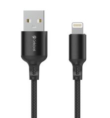 CELEBRAT καλώδιο Lightning σε USB CB-32, 2.4A, 1m, μαύρο