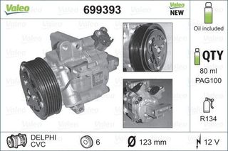 A/C COMPRESSOR PSA C1/107,AYGO - 699393