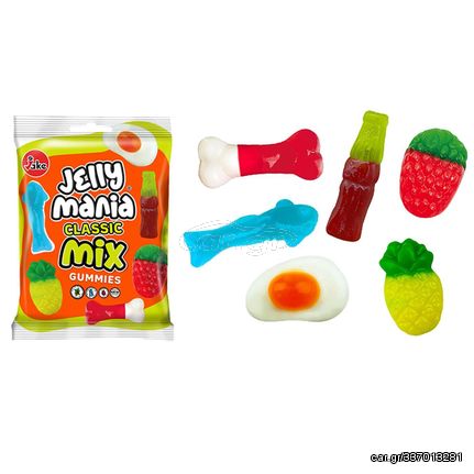 Ζελίνια jelly mania classic mix Σακ=100g Jake SA