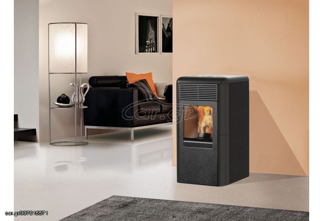 Edilkamin Point 2 Σόμπα Pellet 8,2kW Γκρι