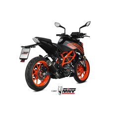 Τελικο Εξατμισης Mivv Gp Pro S.steel Black/S.steel Ktm 125 Duke 21-23