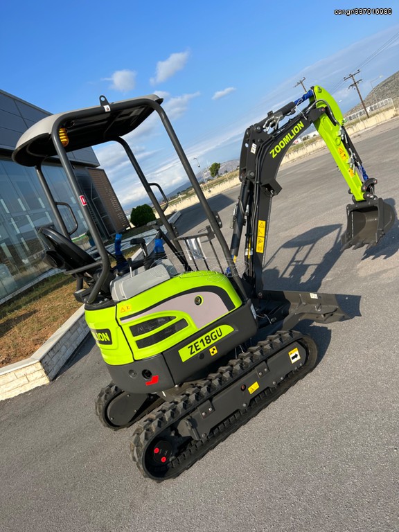 Εκσκαφάκι (διαβολάκι) Sany 2026 ZE18GU 1.800kg Kubota Κινητήρα ***TruckCrane***
