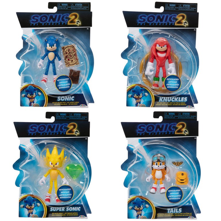 Sonic 2 wave 2 assorted pack 10cm (Random Pick)