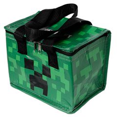 Minecraft Creeper lunch bag - green