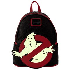 Loungefly Ghostbusters Logo Glow backpack 26cm Black-thumb-1