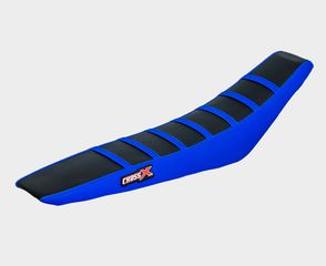 ΑΝΤΙΟΛΙΣΘΗΤΙΚΟ ΚΑΛΥΜΜΑ ΣΕΛΑΣ HUSQVARNA ADVANCED STRIPES BLACK/BLUE WITH BLUE STRIPES | CROSS-X