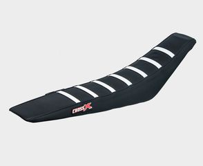 ΑΝΤΙΟΛΙΣΘΗΤΙΚΟ ΚΑΛΥΜΜΑ ΣΕΛΑΣ HUSQVARNA ADVANCED STRIPES BLACK WITH WHITE STRIPES | CROSS-X