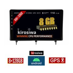 KIROSIWA 8GB + 128GB HONDA CIVIC (μετά το 2022) Android οθόνη αυτοκίνητου με GPS WI-FI (ηχοσύστημα αφής 10" ιντσών Youtube Playstore MP3 USB Radio Bluetooth Mirrorlink DSP Apple Carplay Android Auto 4