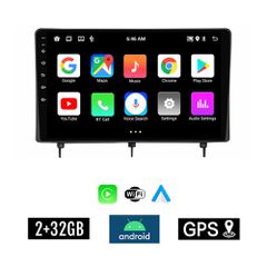 KIROSIWA 2+32GB HONDA CIVIC (μετά το 2022) Android οθόνη αυτοκίνητου 2GB με GPS WI-FI (ηχοσύστημα αφής 10" ιντσών Youtube Playstore MP3 USB Radio Bluetooth Mirrorlink εργοστασιακή, 4x60W)