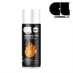 Σιλικονουχο σπρέι υψηλών θερμοκρασιών 700°C COSMOS LAC 400ml - Λεύκο ματ