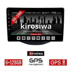 KIROSIWA 6+128GB CITROEN C1 (μετά το 2014) Android οθόνη αυτοκίνητου 6GB με GPS WI-FI (ηχοσύστημα αφής 9" ιντσών OEM Youtube Playstore MP3 USB Radio Bluetooth Mirrorlink DSP Apple Carplay Android