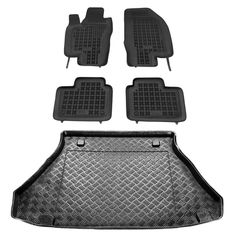 Πατάκια δαπέδου με πορτ μπαγκάζ σετ για Alfa Romeo 156 STW 4τμχ