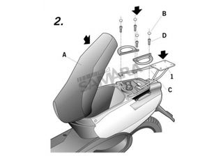 Σχάρα βαλίτσας για YAMAHA NEO'S 50/100 / MBK OVETTO 50/100 SHAD