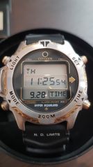 CITIZEN HYPER PROMASTER AQUALAND GOLD  D208 DIVER 