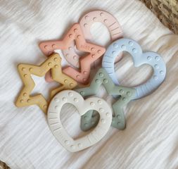 Bibs Μασητικό Heart Sage-thumb-2