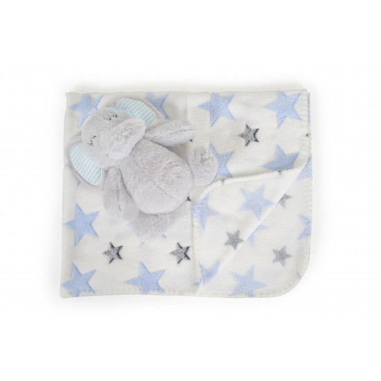 Κουβέρτα Αγκαλιάς 90x75cm Elephant Blue Cangaroo