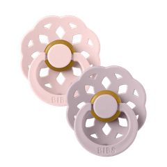 BIBS Πιπίλες Boheme Round Καουτσούκ 2τμχ Blossom / Dusky Lilac No2