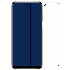 iPhone 15 Plus Full Tempered Glass Μαύρο