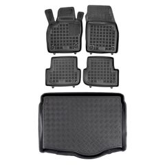 Πατάκια δαπέδου με πορτ μπαγκάζ σετ για Volkswagen Taigo (bottom) 5τμχ