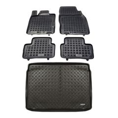 Πατάκια δαπέδου με πορτ μπαγκάζ σετ για Renault Kadjar (upper) 5τμχ