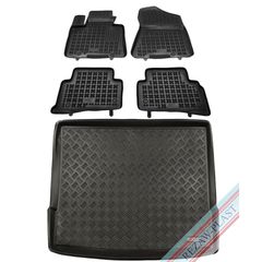 Πατάκια δαπέδου με πορτ μπαγκάζ σετ για Hyundai Tucson III αντιολισθητικό (bottom) 5τμχ