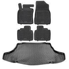 Πατάκια δαπέδου με πορτ μπαγκάζ σετ για Toyota Camry VIII (XV70) 5τμχ