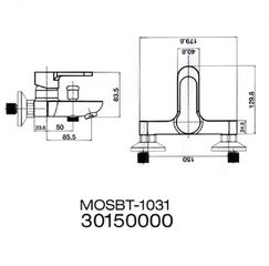 Μπαταρία μπάνιου MOOS MOSBT-1031-thumb-2