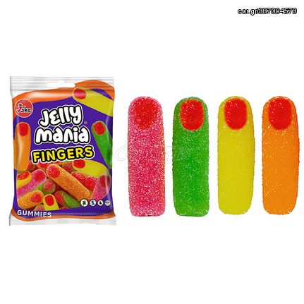 Ζελίνια jake sour fingers Σακ=100g Jake SA