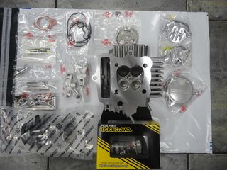 kefali Takegawa SuperHead 4V + R Honda xoris ekentro gia honda z50j Z50R monkey Gorilla  skyteam Jincheng  JC50 MODIFYING GARAGE "since1993" TAKEGAWAGR - 4miniracingparts,gr