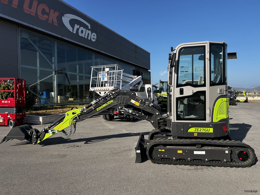 Εκσκαφάκι (διαβολάκι) Yanmar 2026 ZE27GU 2.700kg Kubota κινητήρα A/C ***TruckCrane***