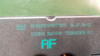 Opel Zafira Οθόνη εξωτερικής θερμοκρασίας ρολόι-thumb-1