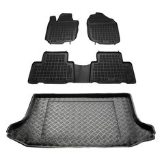 Πατάκια δαπέδου με πορτ μπαγκάζ σετ για Toyota Rav-4 (III) 5D 4τμχ