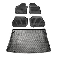 Πατάκια δαπέδου με πορτ μπαγκάζ σετ για VW Caddy III (5 θέσεων) 5τμχ