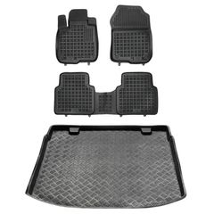 Πατάκια δαπέδου με πορτ μπαγκάζ σετ για Honda CR-V (RW) (5θ) (upper) 4τμχ