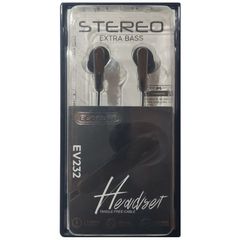 Elmcoei earphones EV-232 Extra Bass jack 3,5mm Black