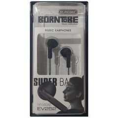 Elmcoei earphones EV-252 Super Bass jack 3,5mm Black