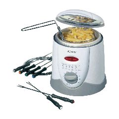 Φριτέζα και φοντύ 2 σε 1 FFR 1290 900W με περίβλημα cool-touch με θερμομόνωση για ασφαλή χρήση