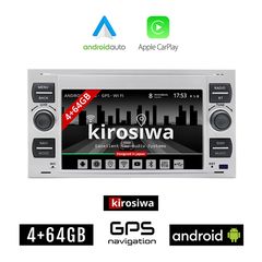 KIROSIWA FORD FOCUS (2004 - 2011) 4GB Android οθόνη αυτοκίνητου με GPS WI-FI (Bluetooth Youtube Playstore 64GB ROM RAM Apple Carplay Android Auto ηχοσύστημα αφής 7" ιντσών MP3 USB Mirrorlink εργο