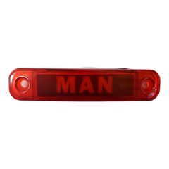 Πλαϊνό Φως Όγκου LED 24V MAN Κόκκινο