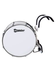 PREMIER Olympic 61620W White Γκράν Κάσα Παρέλασης 20'' x 10" με Εξάρτηση και Μπαγκέτες